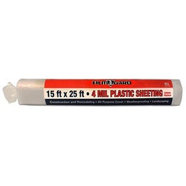 4-Mil Plastic Sheeting, Clear, 15 x 25-Ft. Fashion