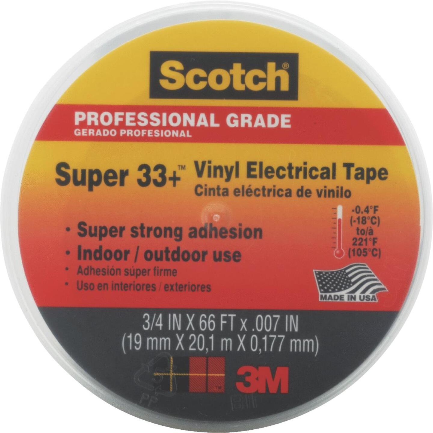 3M Scotch General Application 3/4 In. x 66 Ft. Vinyl Plastic Electrical Tape Supply