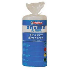 4-Mil Polyethylene Sheeting, Clear, 3 x 50-Ft. Fashion