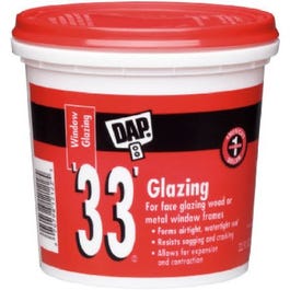 33′ Window Glazing Compound, White, 1-Qt. Hot on Sale
