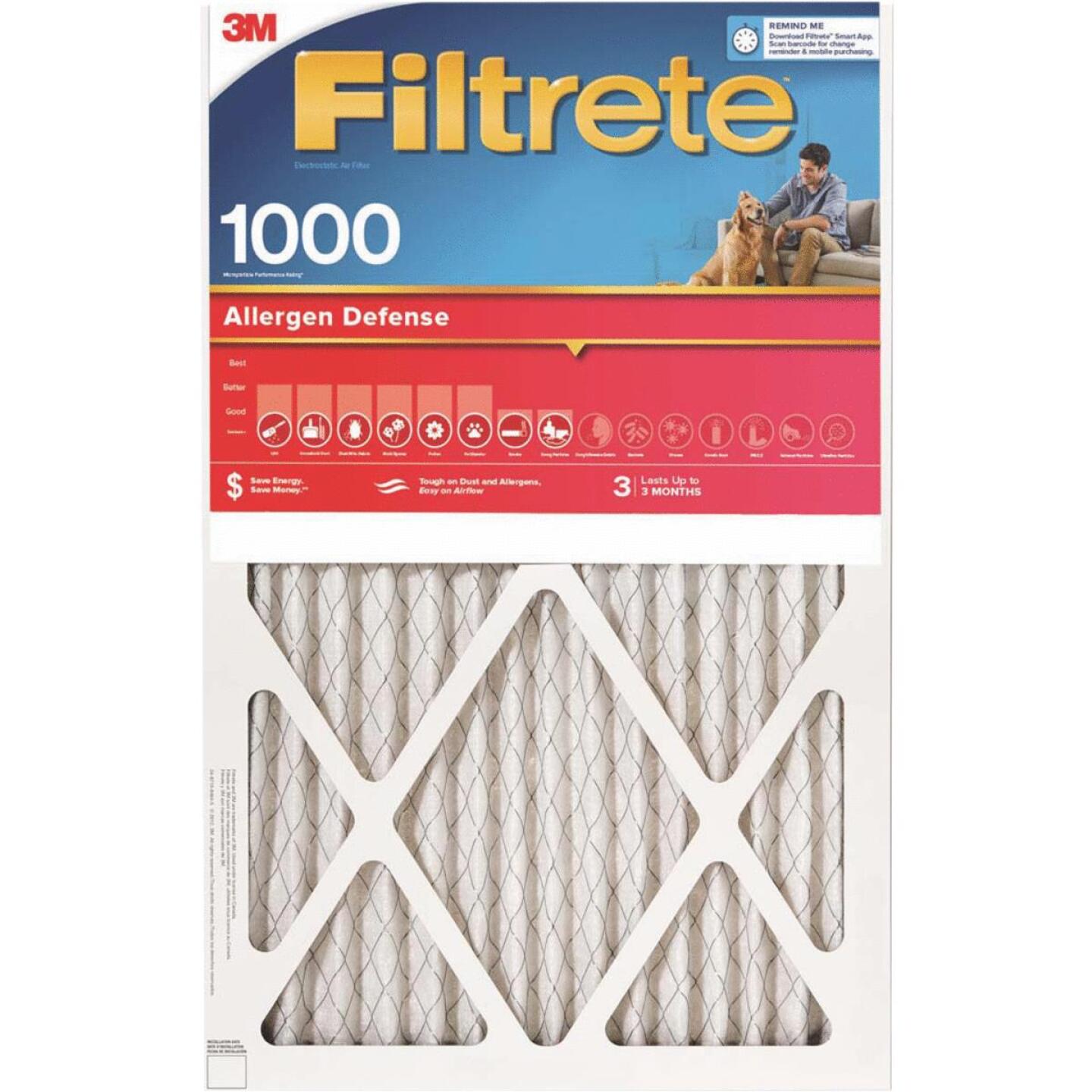 3M Filtrete 16 In. x 25 In. x 1 In. Allergen Defense 1000/1085 MPR Furnace Filter Online