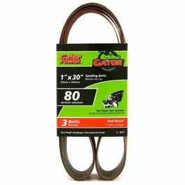 3-Pk., 1 x 30-In. 80-Grit Bi-Directional Sanding Belt on Sale