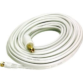 50-Ft. White RG6 Coaxial Cable With “F” Connectors Sale