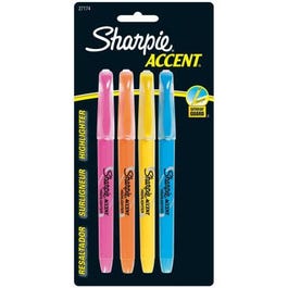 4-Pack Pocket Accent Highlighters Fashion