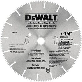 7.25-In. Steel & Iron-Cutting Saw Blade Fashion