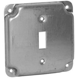 4-Inch Flat Corner Single Toggle Switch Box Cover Fashion