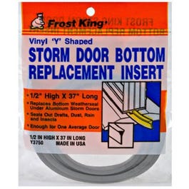 37-Inch Gray Vinyl Storm Door Bottom Y Section Insert on Sale