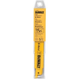 5-Pk., 6-In. 14-TPI Bi-Metal Reciprocating Saw Blade Online