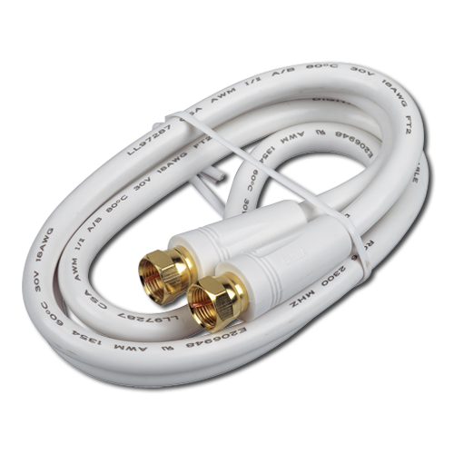 3FT WHITE RG6 CABLE Sale