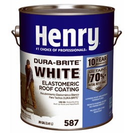 587 Elastomeric Roof Coating, White, 1-Gal. Online now