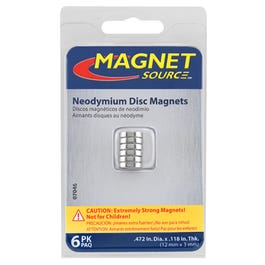 6 Piece Neodymium Super Magnets on Sale