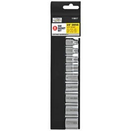 9-Piece 3/8-Inch Drive Metric 6-Point Socket Set Fashion