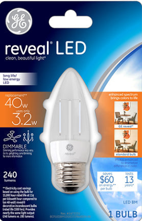 4W  Med HD LED Reveal 40W Eq. 2-pk on Sale