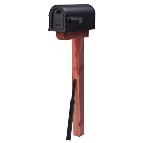 Architectural Mailboxes Cedar Drive-In Mailbox Post (43.3″ H x 6″ W x 16″ D) Hot on Sale
