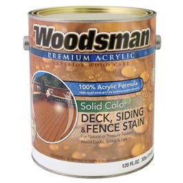 Acrylic Deck, Siding & Fence Stain, Solid, Redwood, 1-Gallon Online Hot Sale