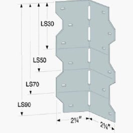 Adjustable L-Angle Connector, 18-Ga. Steel, 7-In. on Sale