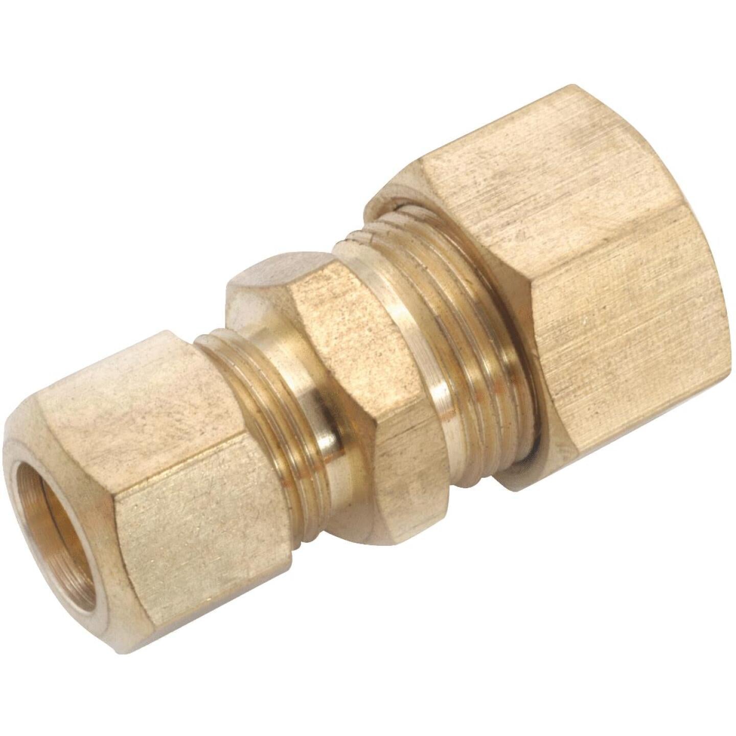 Anderson Metals 1/2 In. x 3/8 In. Brass Low Lead Compression Union Fashion
