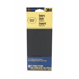 Assorted Emery Cloth Sandpaper, 3-2/3 x 9-In., 3-Pk. Online