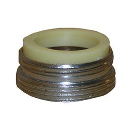 Aerator Adapter Fits Kohler & Central, Chrome-Plated, 13/16 x 27 Male Thread x 55/64-In. x 27 Male Thread Online Sale