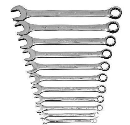 Apex Tool Master Mechanic Combination Wrench Set Metric – 11 Piece Online now