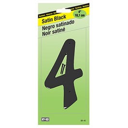 Address Number, Satin Black Zinc, 4-In., “4” Sale