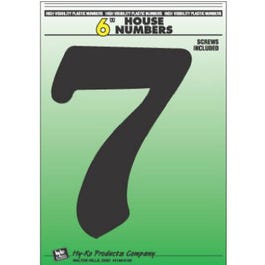 Address Numbers, “7”, Black Plastic, Screw-In., 6-In. Online