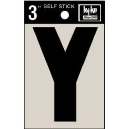 Address Letters, “Y”, Black Vinyl, Adhesive, 3-In. Online Sale
