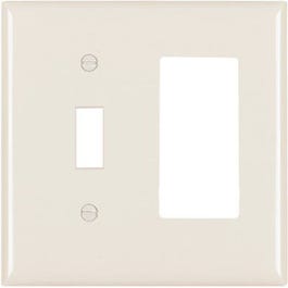 Almond 1-Toggle & 1 Decorator Opening Nylon Wall Plate Online Hot Sale