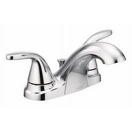 Adler Lavatory Faucet, Double Handle, Chrome Online Sale