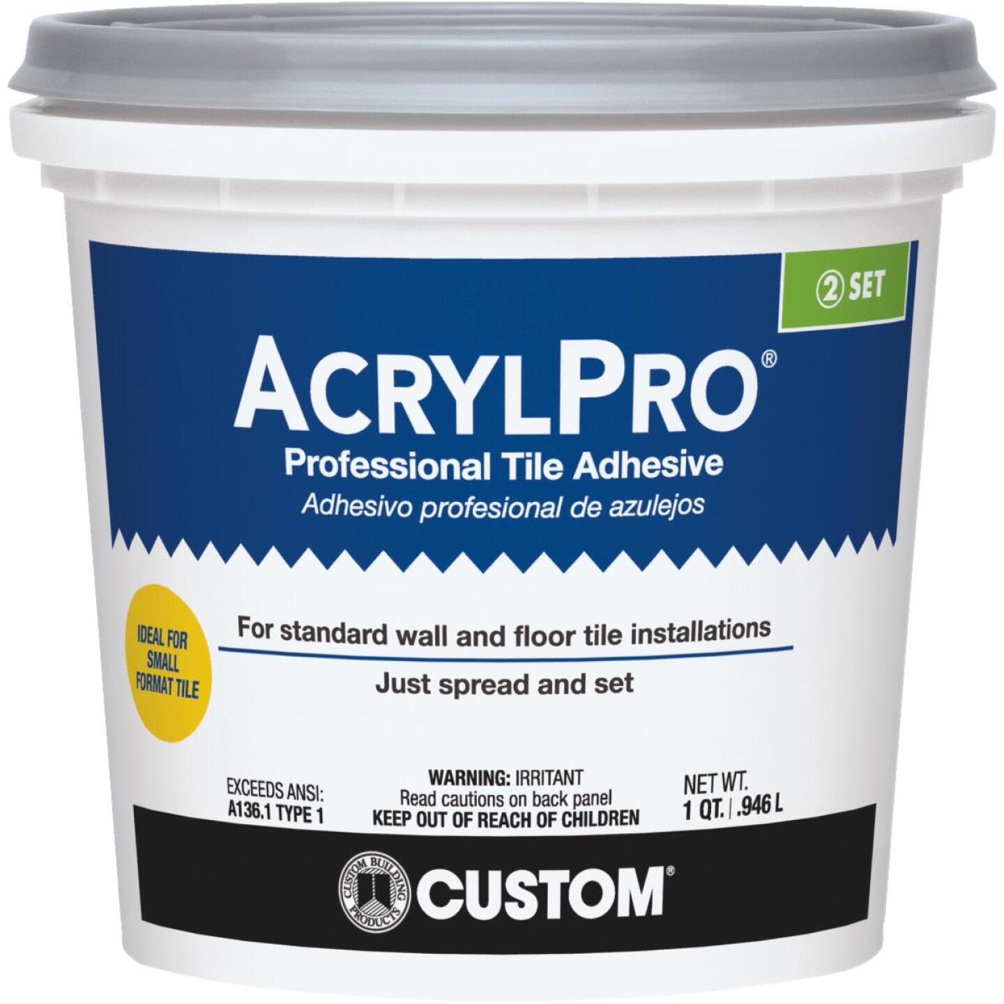 AcrylPro 1 Qt. Ceramic Tile Adhesive Online Hot Sale
