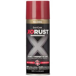 Anti-Rust Enamel Paint & Primer, Fiesta Red Gloss, 12-oz. Spray Supply