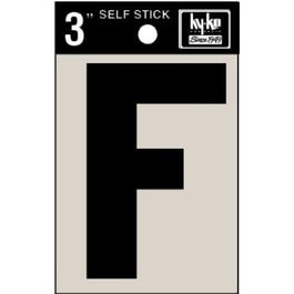 Address Letters, “F”, Black Vinyl, Adhesive, 3-In. Sale