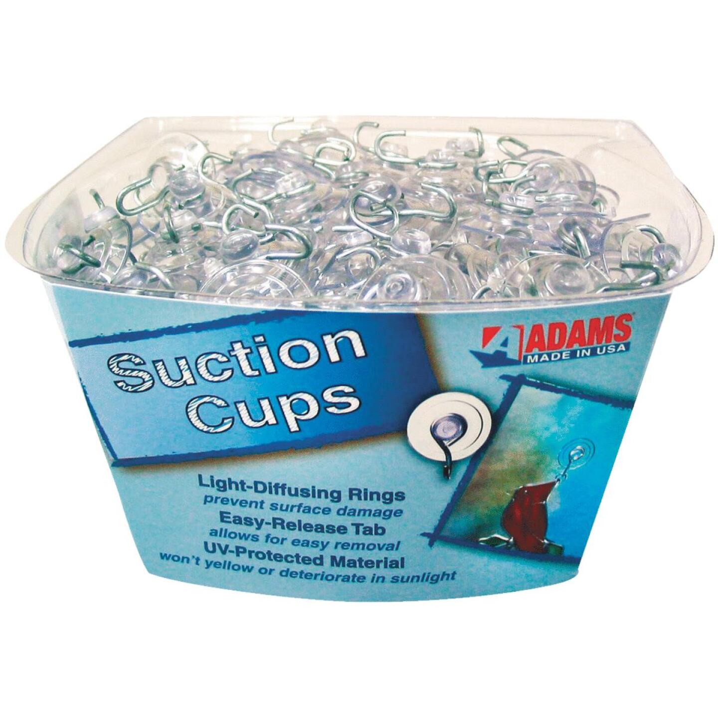 Adams Bulk Counter Display Of 1-1/8 In. 1 Lb. Holding Capacity Suction Cup with Hook Fashion