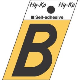Address Letters, “B”, Angle-Cut, Black/Gold Aluminum, Adhesive, 1.5-In. Online now