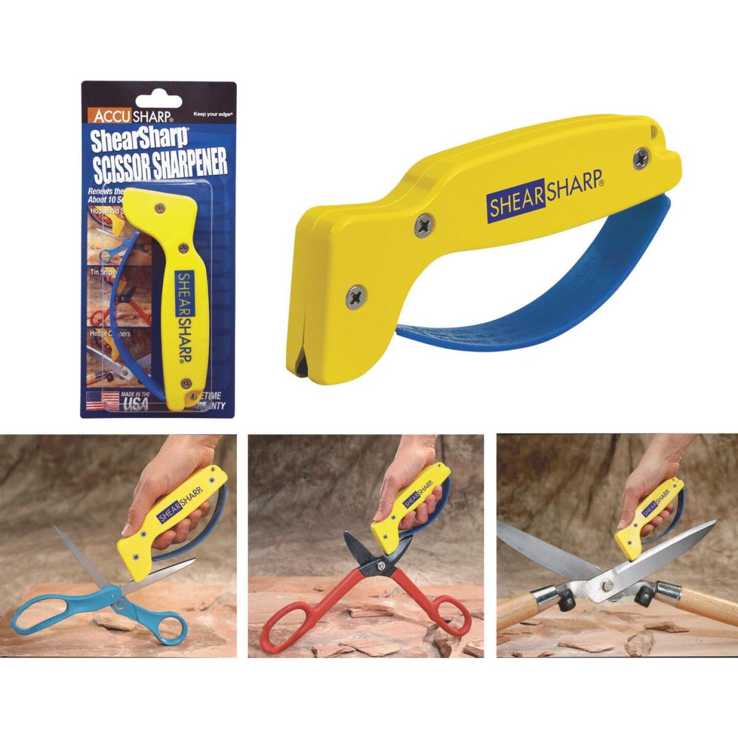 AccuSharp ShearSharp Diamond-Honed Tungsten Carbide Blade Scissor Sharpener Hot on Sale