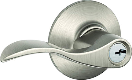 ACC 619 ACCENT SATI NICKEL KEYED LOCK Fashion