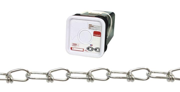 Apex Campbell 2/0 Double Loop (Inco) Chain Zinc Plated 275′ per Square Pail Discount