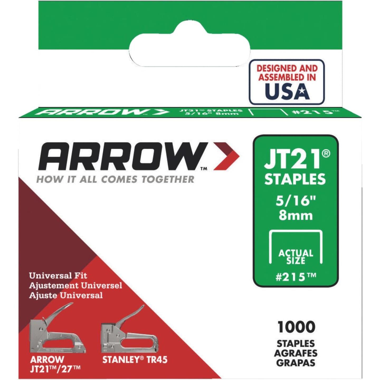 Arrow JT21 Light Duty Staple, 5/16 In. (1000-Pack) Discount