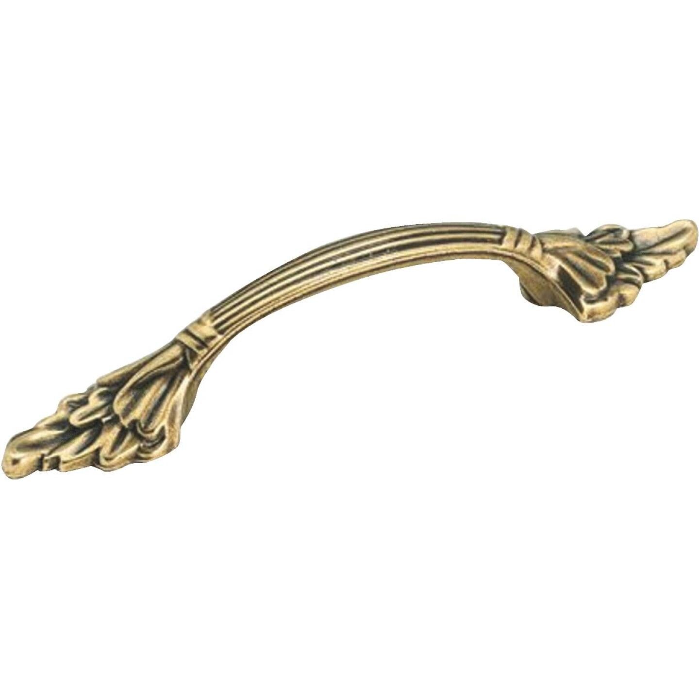Amerock Natural Elegance 3 In. Burnished Brass 3 In. Cabinet Pull Online