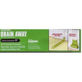 Automatic Downspout Extender, White, 46 x 8-1/2-In. Supply