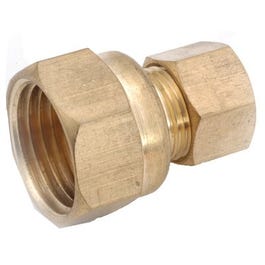 Brass Compression Coupling Adapter, Lead-Free, 1/4 x 3/8-In. FPT Hot on Sale