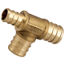 Barb Pex Tee, Lead-Free Brass, 3/4 x 1/2 x 3/4-In. Supply