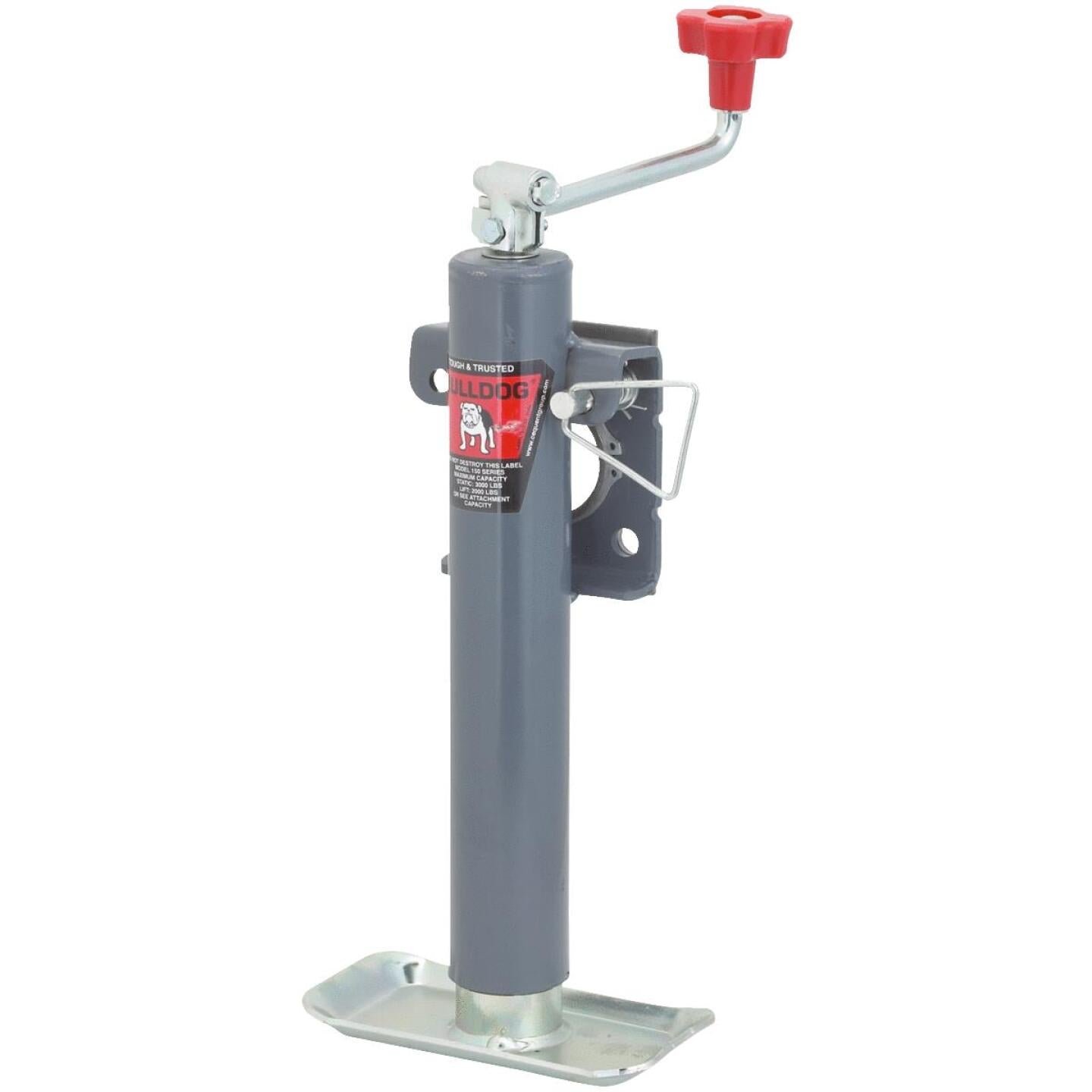 Bulldog 2000 Lb. Topwind Weld-On Swivel Trailer Jack Supply