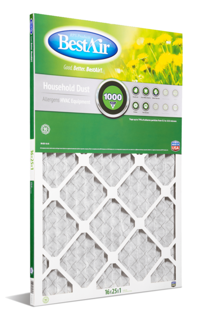 BestAir® B1-1625-8-12 Pleated Filter Merv 8 (16″ x 25″ x 1″) Online