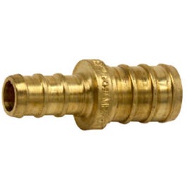 Barb Pex Coupling, Lead-Free Brass, 1/2 x 3/8-In. Supply