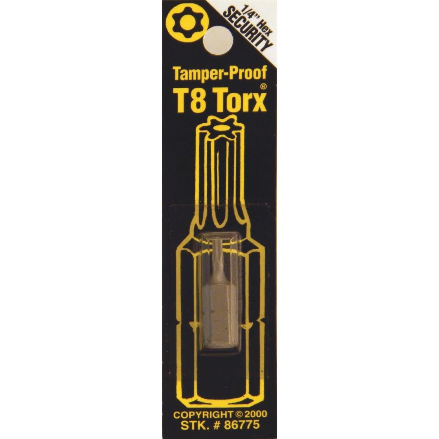 Best Way Tools T8 Tamperproof Torx Security 1 In. 1/4 In. Hex Screwdriver Bit Online now