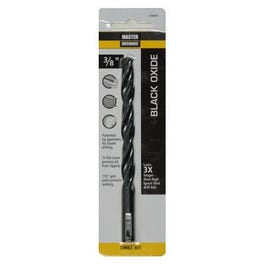 Black Oxide Drill Bits, 135 Split Point, 3/8 x 5-In. Online Hot Sale