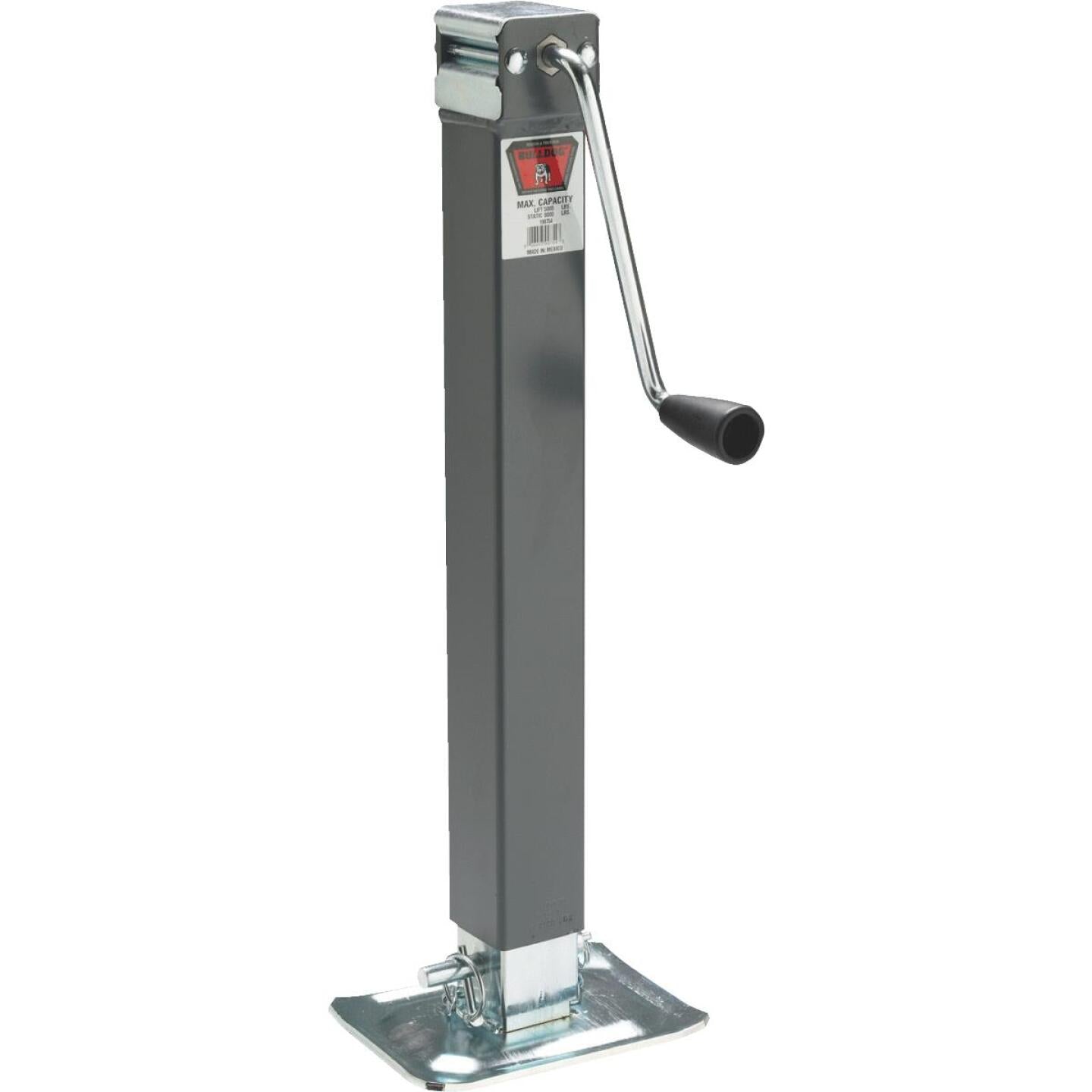 Bulldog 5000 Lb. Sidewind Square Tube Direct Weld Trailer Jack on Sale