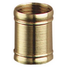 Barrel Coupling, Polished Brass, 2-Pk. Online Hot Sale