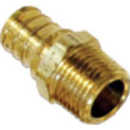 Barbed Pipe PEX Insert Fitting, Brass, 3/4-In. Barb Insert x 3/4-In. Male Pipe Discount